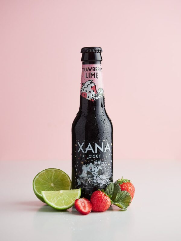 Strawberry + lime Xana Cider
